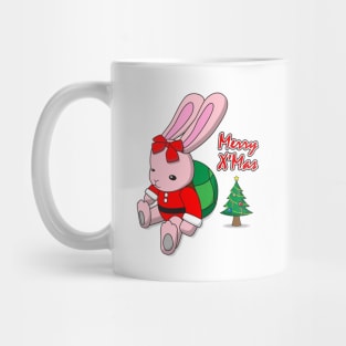 Turtle Rabbit Merry X'mas. Mug